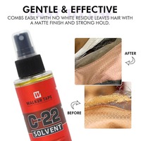 Produit transfrontalier C-22 Solution Gummy pour perruques en dentelle, colle pour film, agent dissolvant huileux, utilisation sans trace, flacon pulvérisateur