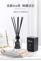 Diffuseur de parfum en verre écologique de 120 ml avec bâtonnets, personnalisation DIY, désodorisant pour la maison et l'hôtel, éliminateur d'odeurs