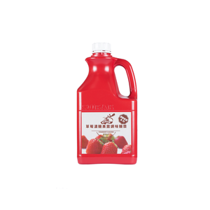 Jarabe concentrado de fresa dulce y fresca para té de burbujas, bebidas frías y postres. - Product Image 1