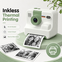 Kamera Instan Mini Printer Foto Thermal Uyin P23b Grosir untuk Anak, Rekam Video, Layar 2.4 inci, Baterai 1200mAh, 203dpi