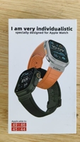 Bracelet de montre en caoutchouc souple FKM pour Apple Watch Ultra Série 12 11 10 9 8