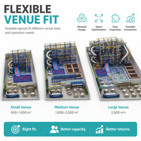 Parque Infantil Comercial Interior con Toboganes de Tubo, Trampolín, Piscina de Pelotas, Laberinto de Cuerdas, Diseño Personalizado, Servicio de Instalación, Certificaciones CE, TUV e ISO