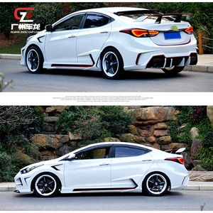 Nuovi Paraurti e Minigonne Laterali Tipo EX per Hyundai Elantra 2011-2015, Direttamente dalla Fabbrica, Alta Qualità, Perfetta Adattabilità - Product Image 4