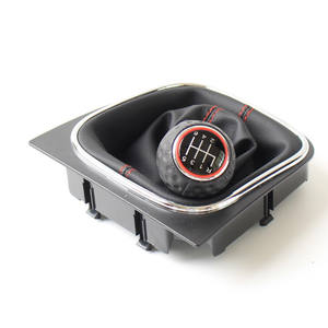 Funda de cuero para palanca de cambios de coche, diseño ergonómico de 5 y 6 velocidades, para Vw Golf Mk6 2009-2012 - Product Image 5