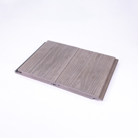Panneaux de bardage extérieur en WPC rainurés 3D, résistants aux UV, co-extrusion, étanches, faible entretien, modèle 115S16