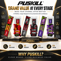 PUSKILL Module de mémoire RAM DDR4 haute vitesse 16 Go 3200 MHz UDIMM 288 broches pour PC de bureau et mise à niveau système