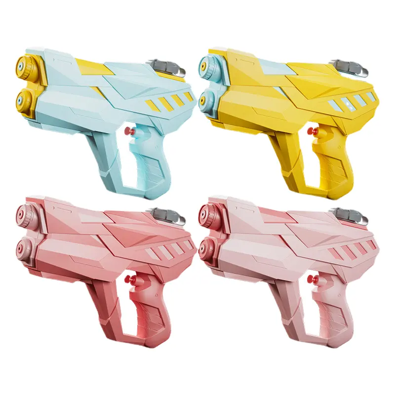 HY Toys Double Sprinkler Water Gun Children's Beach Pressing Spray Parent-Child Interactive Summer Outdoor Fig