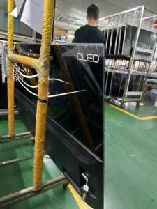 Téléviseur Intelligent OLED 4K 75 Pouces Ultra-Mince Sans Cadre HDR WiFi Android, Support Moderne pour Télé<span class=keywords><strong>vision</strong></span> Intelligente 4K - Product Image 4