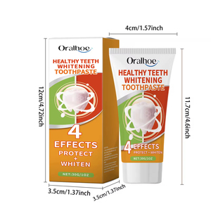 Pasta Dental Blanqueadora Herbal de 30g en Oferta, con Protección Anticaries y Cuidado para Dientes Sensibles, Salud Bucal, Tamaño Regular para Adultos, para Uso Doméstico - Product Image 4