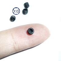 M1.6-0.35P * 10L Punta Hexagonal Métrica con Extremo Puntiagudo 90 °   o 120 °   Tornillo de ajuste especial para instrumentos ópticos