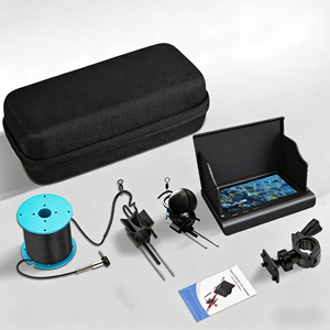 Caméra de pêche <span class=keywords><strong>sous</strong></span>-marine sans fil 1080P IP68 améliorée, écran LCD 4,3'', câble 30M, vision nocturne, visible en eau boueuse, détecteur de poissons, 5000mAh - Product Image 1