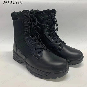 Lxg, Schokbestendige Eva Rubberen Buitenzool Zwarte Gevechtslaarzen Populair In De VS, Duurzame Ademende Tactische Laarzen Niet Markeren Hsm310 - Product Image 1