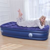 Promotion Lit d'air de luxe Nouveau style Lit d'air épais Matelas gonflable portable Relaxant Lit d'air pliable Matelas gonflable