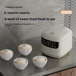 <span class=keywords><strong>Cuiseur</strong></span> à <span class=keywords><strong>riz</strong></span> intelligent 2L pour <span class=keywords><strong>cuiseur</strong></span> électrique multifonctionnel pour <span class=keywords><strong>2</strong></span> <span class=keywords><strong>personnes</strong></span> avec tasse à mesurer boîtier en plastique pour dortoir domestique - Product Image 2