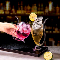 Verre à cocktail Highball transparent avec logo, pour boissons mélangées, dégustation artisanale, grande tasse de 500 ml, verre à vin, verre à cocktail