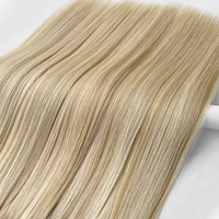 Haiyi #613/18 couleur vierge cutical aligné cheveux humains sans couture génie trame Extension pas de retour cheveux pas de perte de cheveux