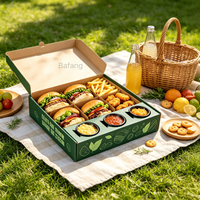 Boîte à pizza jetable personnalisée, écologique, recyclable, robuste, en carton ondulé de qualité alimentaire, design ventilé, UV