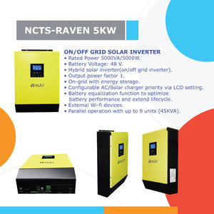 Inversor Solar Híbrido Portátil NCTS NCTS-RAVEN-5KW de 5KW, Venta Caliente de Fábrica, 93.5% de Eficiencia - Product Image 4