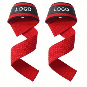 Custom Logo Powerlifting <b>Wraps</b> Strength Training Deadlifts Gym Weightlifting Wrist Straps Fitness Anti-slip Assist Belt Safe - Product Image 1