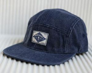 <b>Flat</b> brim Americana style heavy baseball <b>cap</b> for <b>men</b> retro and artistic label washed cotton and linen distressed baseball <b>cap</b> - Product Image 1
