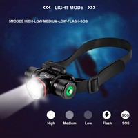 Lampe frontale professionnelle pour plongée sous-marine, étanche IP68, LED L2, 1000 lumens, rechargeable, lampe torche pour plongeur