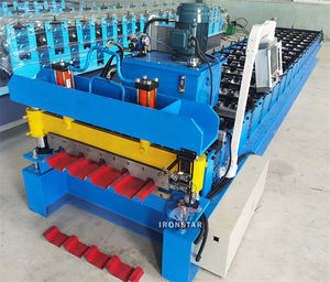 Ibr Dakplaat IJzer Staal Gegolfd Dakbedekking Metaal Dubbellaags Tegelpaneel Rolvormmachine - Product Image 3