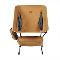 Chaise pliante portable ultralégère en aluminium, tissu Oxford renforcé, chaise de jardin compacte, siège de camping, randonnée, pêche, plage