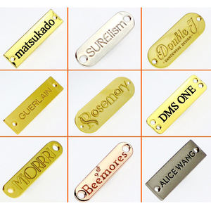 अनुकूलित पत्र सजावटी कपड़े धातु ट्रेडमार्क लोगो टैग उच्च गुणवत्ता वाले कपड़े धातु टैग धातु लोगोस नेमप्लेट टैग - Product Image 4