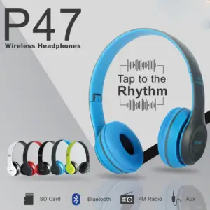 Kunden spezifisches neues Design Gaming über Ohr Kopfhörer Stereo Sound drahtlose Ohr Kopfhörer Headset