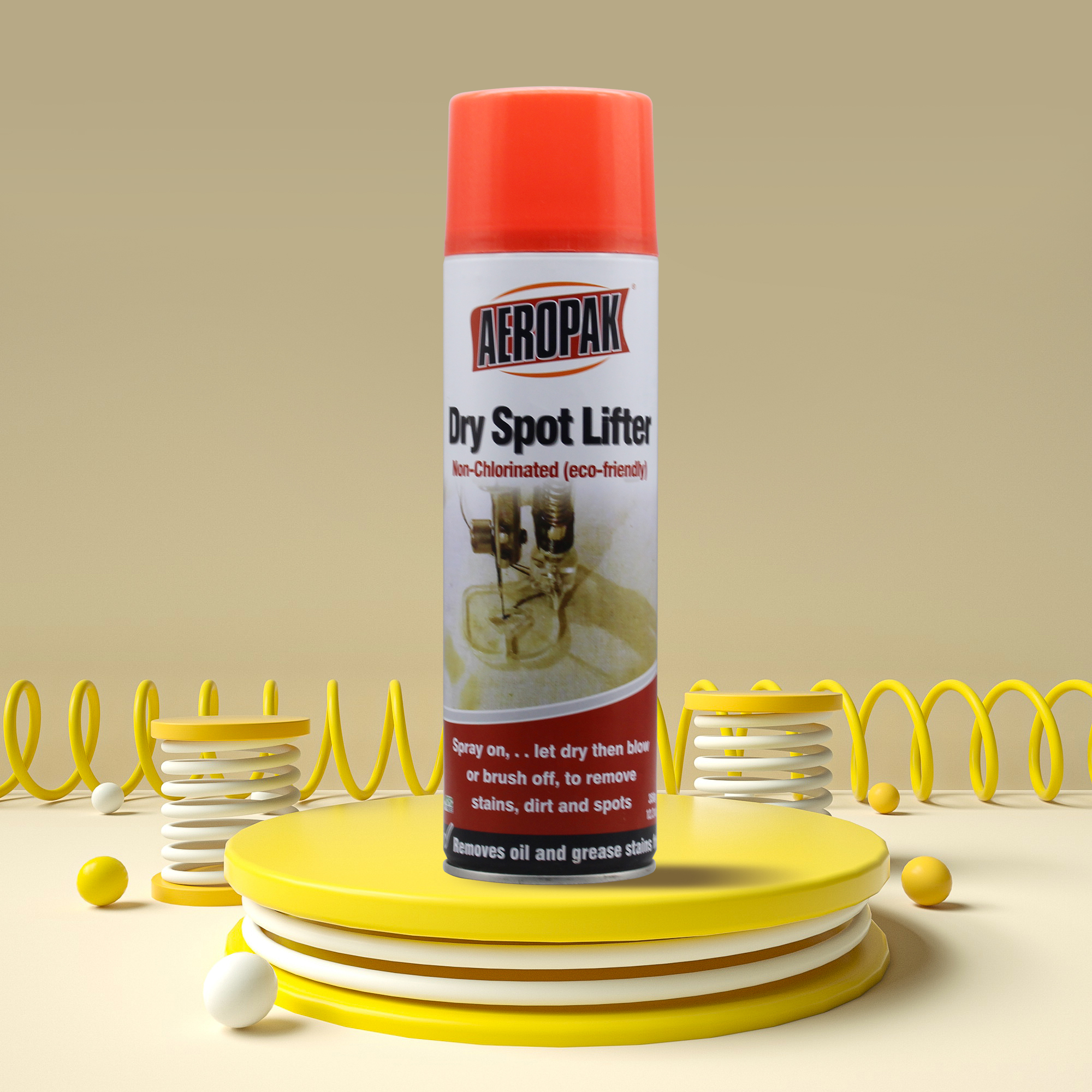 Аэрозольный спрей для удаления пятен с сухих пятен, 500 мл