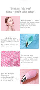 Cepillo Facial impermeable para limpieza, masajeador exfoliante con cepillo de silicona, 2022 - Product Image 5