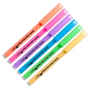 Kit 2 Boxes Up Pastel Highlighter Yellow Green Orange Pink Purple Blue CASE CX/06 Text Marker Case Newpen For Office School