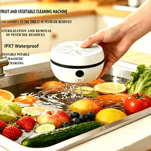 Lavador de Frutas y <span class=keywords><strong>Verduras</strong></span> Portátil con Función de Generación de <span class=keywords><strong>Ozono</strong></span> - Product Image 3