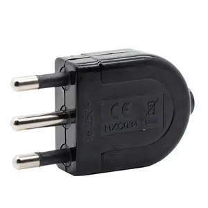 10A 250v 3 Pin Power Plug Electrical Plug Type L Italy Rewireable Italian plug
