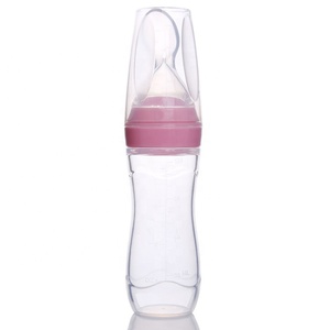 Productos de silicona <span class=keywords><strong>para</strong></span> bebé, alimentador de comida <span class=keywords><strong>para</strong></span> bebé, botella con cuchara tensora <span class=keywords><strong>para</strong></span> bebé, venta al por mayor - Product Image 2