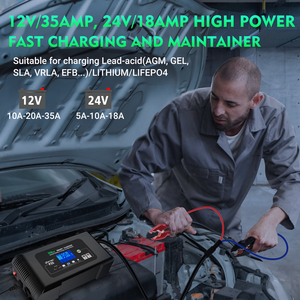 Зарядное устройство для автомобильных аккумуляторов FACTORY HTRC P35 12В/35А 24В/18А для свинцово-кислотных и LiFePO4 аккумуляторов В НАЛИЧИИ - Product Image 6