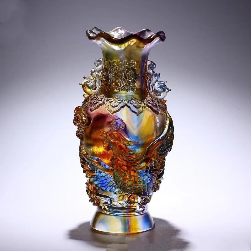 Dragon and Phoenix Vase - Dragon