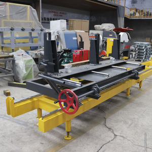 Customized Manual <b>Wood</b> Sliding Table Sawmill with Pneumatic Log <b>Clamping</b> for Timber Cutting - Product Image 5