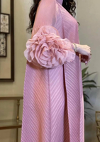 Miyake femmes de haute qualité plissée tenue décontractée lâche Stretch imprimé grande taille grand à la mode Style occidental adultes printemps