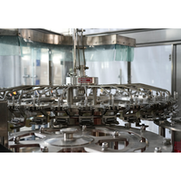 Machine de remplissage automatique professionnelle de jus, d'eau et de thé, contrôlée par PLC, haute précision, pour ligne de production d'usine de boissons