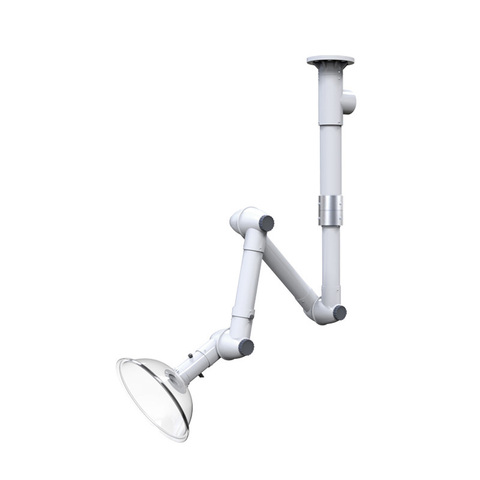 PP Laboratory Fume Exhausting Arm Hood Extraction Suction Arm Hood Flexible