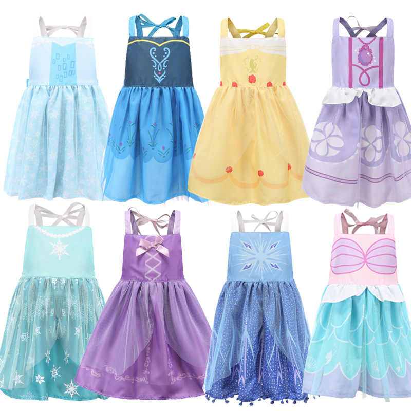 Frozen Smocked Dress - Elegant Long-Sleeved Clothing for Girls