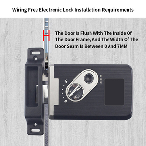 Khóa không dây được thiết lập với bàn phím điều khiển truy cập độc lập và nút ấn để mở chức năng cửa Hệ thống kiểm soát truy cập không dây - Product Image 2