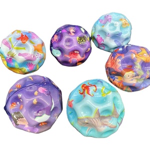 Pelota de PU HAPU FactoryPu de 63 mm, Diseño de Vida Marina, Material de PU, Resistente a la Presión, Elástica, Suave, de Alto Rebote, Juguete de Entrenamiento para Perros - Product Image 1