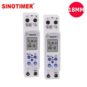 Sinotimer tm610 siêu mỏng 18mm hẹn giờ kỹ thuật số, lập trình 7 ngày, 16A,110V/ 220-240VAC, cài đặt 1 PHÚT, màn hình LCD - Product Image 2