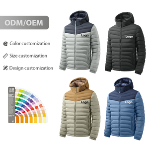 Veste d'hiver bicolore la plus vendue, vêtements décontractés d'extérieur pour hommes, imperméable, chaude, résistante au froid L1003 - Product Image 1