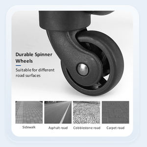 Maleta de equipaje suave de nailon personalizada Leavesking, Maleta de mano ligera, juego de equipaje - Product Image 4