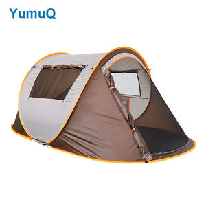 YumuQ 2 personas Venta caliente Compre una mejor caravana grande Tienda de <span class=keywords><strong>toldo</strong></span> emergente barata Apertura automática para acampar - Product Image 4