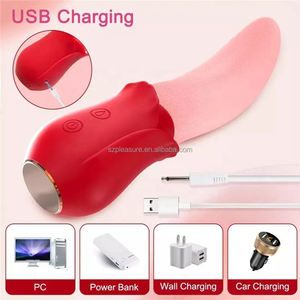 Vendita all'ingrosso a caldo vibratore lingua leccante clitoride stimolatore clitoride stimolatore lingua vibratore - Product Image 5