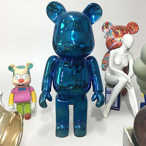 <span class=keywords><strong>Precio</strong></span> de fábrica <span class=keywords><strong>Bearbrick</strong></span> estatua modelo de fibra de vidrio para la venta - Product Image 3